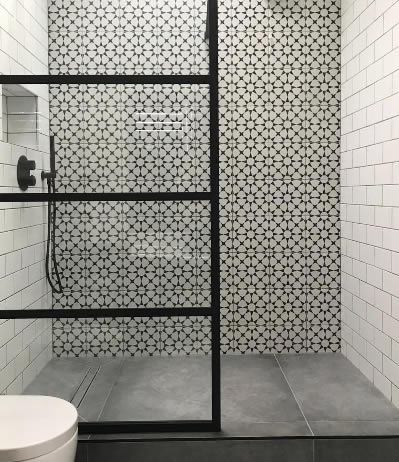 contemporary bathroom Sydney tiles
